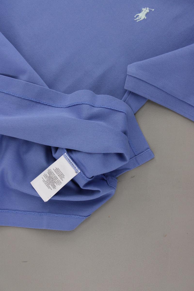Polo Ralph Lauren Poloshirt für Herren Gr. M Kurzarm blau aus Baumwolle
