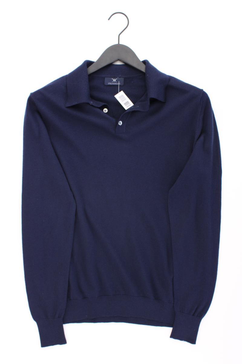 STROKESMAN'S Wollpullover für Herren Gr. M blau