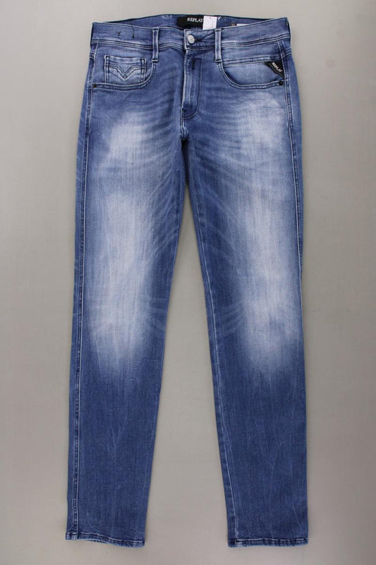 Replay Skinny Jeans für Herren Gr. W31/L32 blau aus Baumwolle