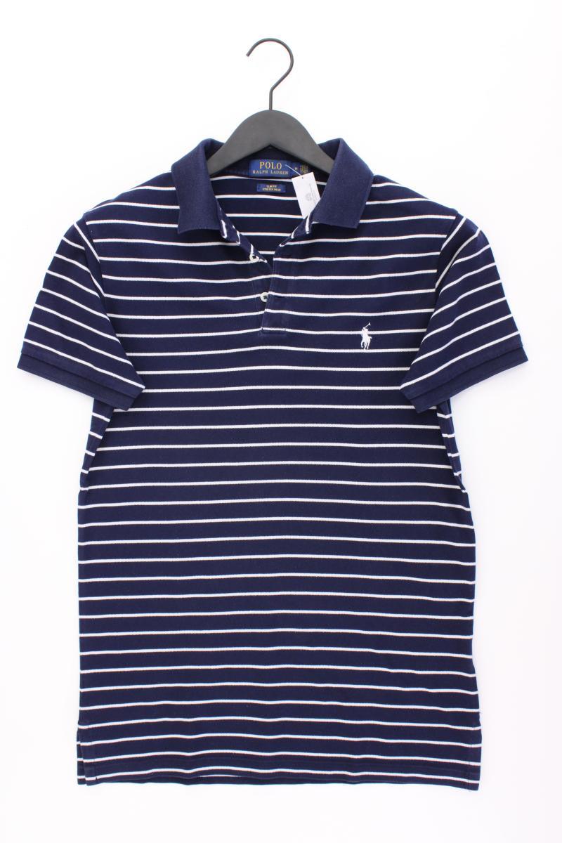 Polo Ralph Lauren Poloshirt für Herren Gr. M gestreift Kurzarm blau