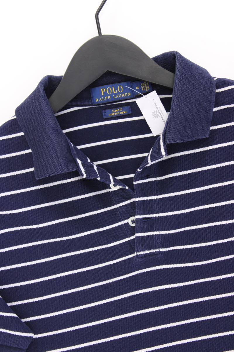 Polo Ralph Lauren Poloshirt für Herren Gr. M gestreift Kurzarm blau