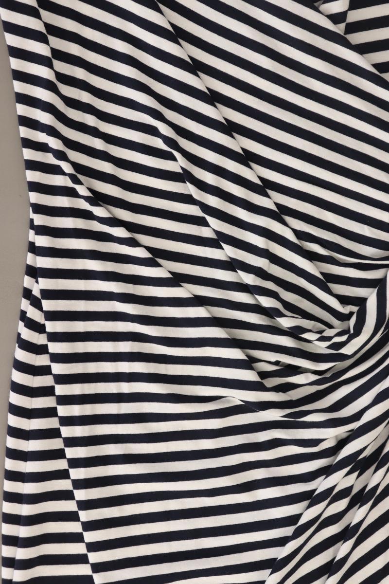 HV Society Jerseykleid Gr. M gestreift Kurzarm blau aus Viskose