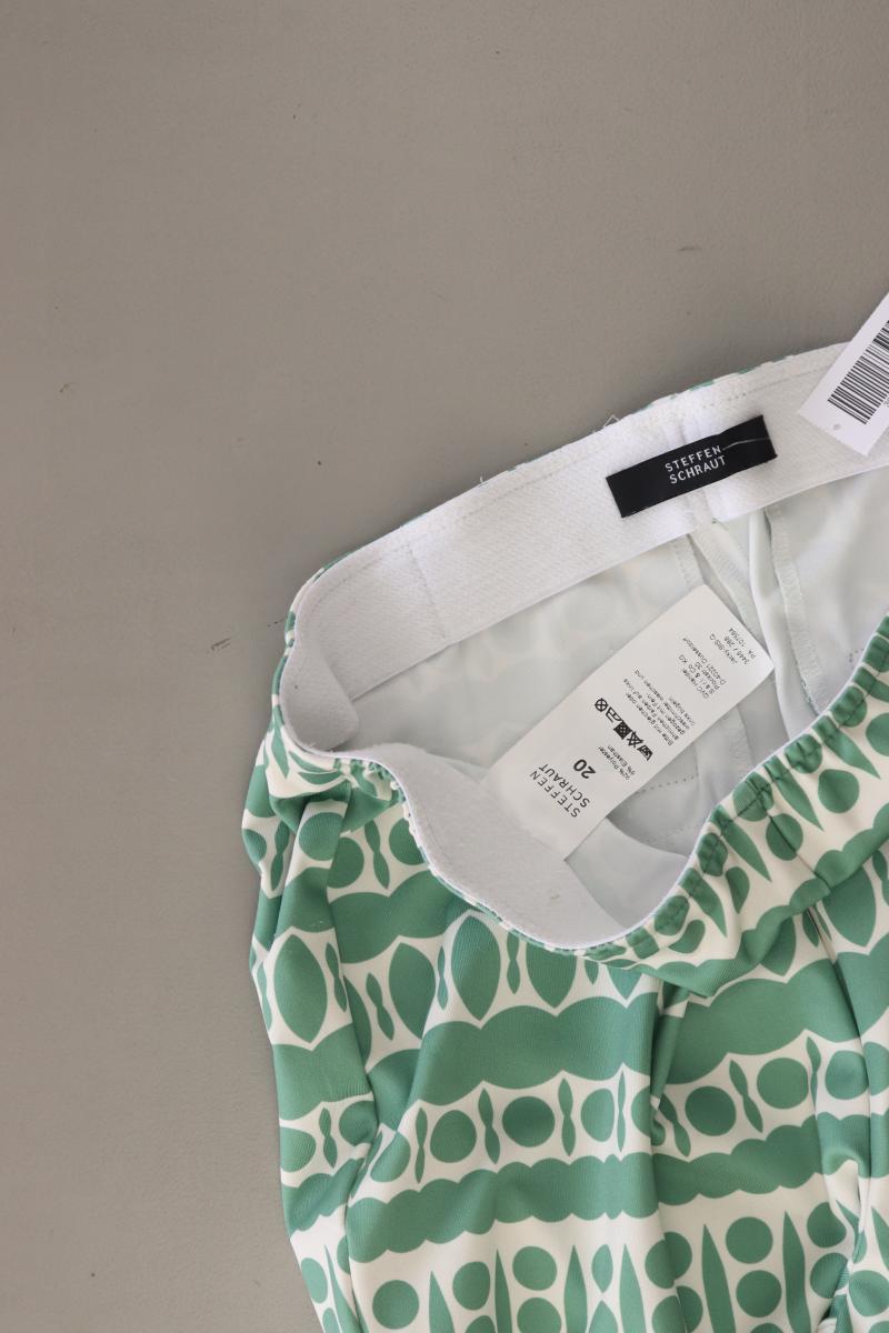 Steffen Schraut QVC Hose Gr. Kurzgröße 20 gepunktet neuwertig grün aus Polyester