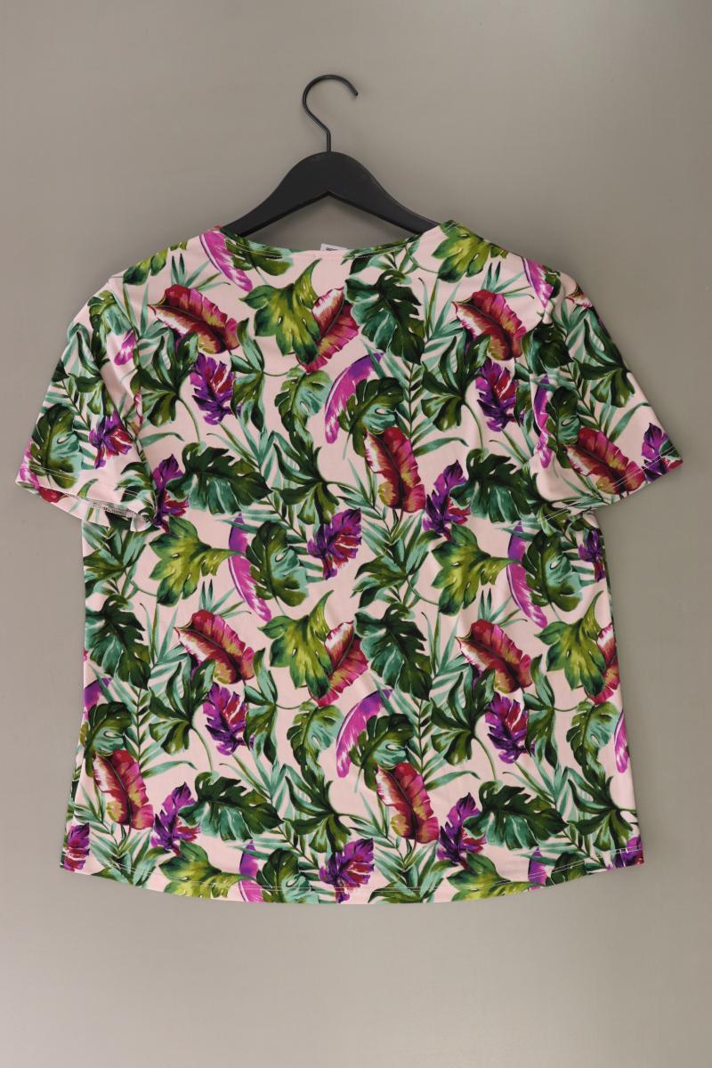 Kim & Co. Printshirt Gr. M mit Blumenmuster neuwertig Kurzarm mehrfarbig