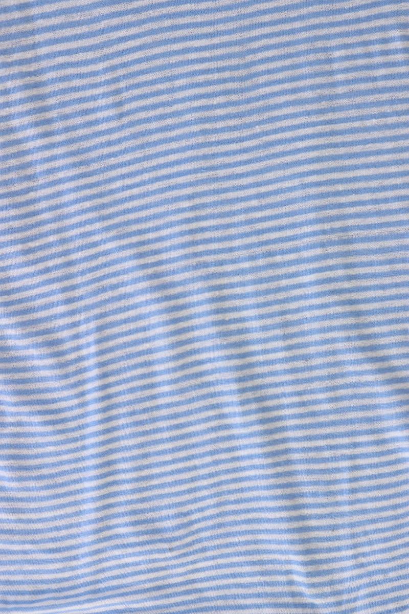 Darling Harbour Leinenshirt Gr. XXL gestreift Kurzarm blau