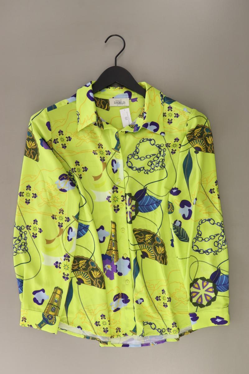 DAWID by Dawid Tomaszewski Langarmbluse Gr. 40 neuwertig gelb aus Polyester