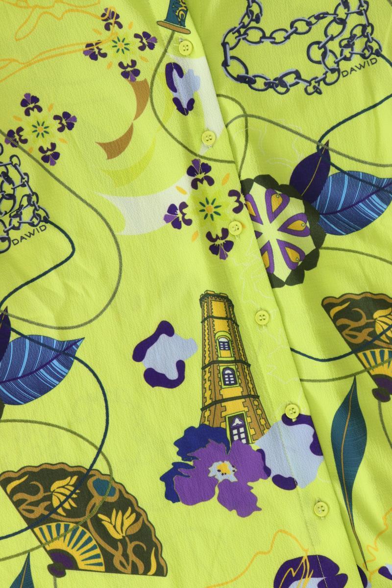 DAWID by Dawid Tomaszewski Langarmbluse Gr. 40 neuwertig gelb aus Polyester