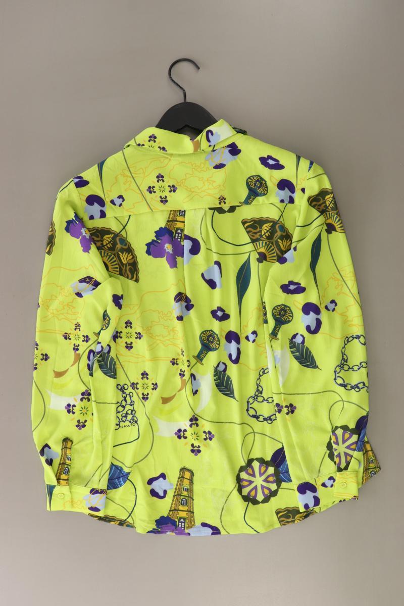 DAWID by Dawid Tomaszewski Langarmbluse Gr. 40 neuwertig gelb aus Polyester