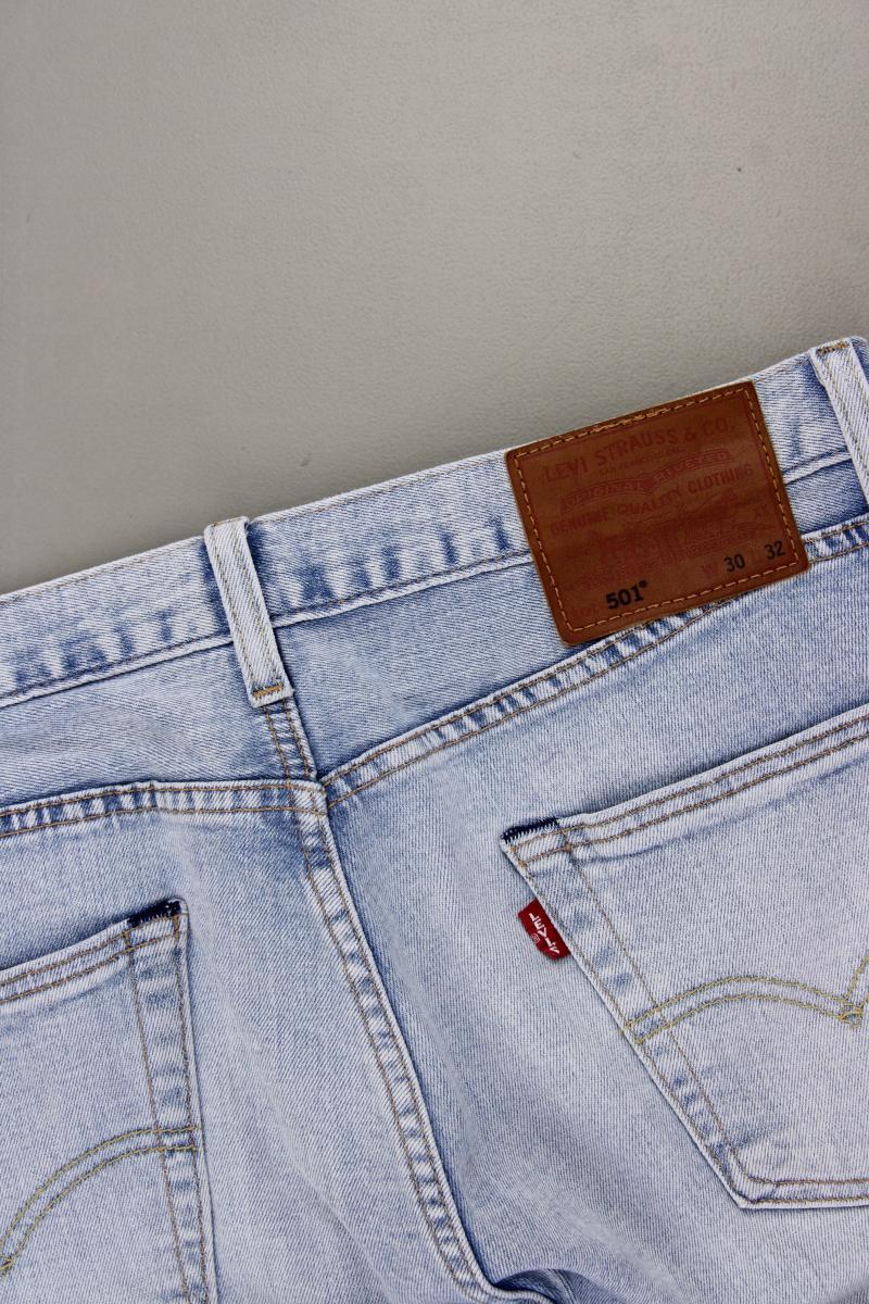Levi's Straight Jeans für Herren Gr. W30/L32 blau aus Baumwolle