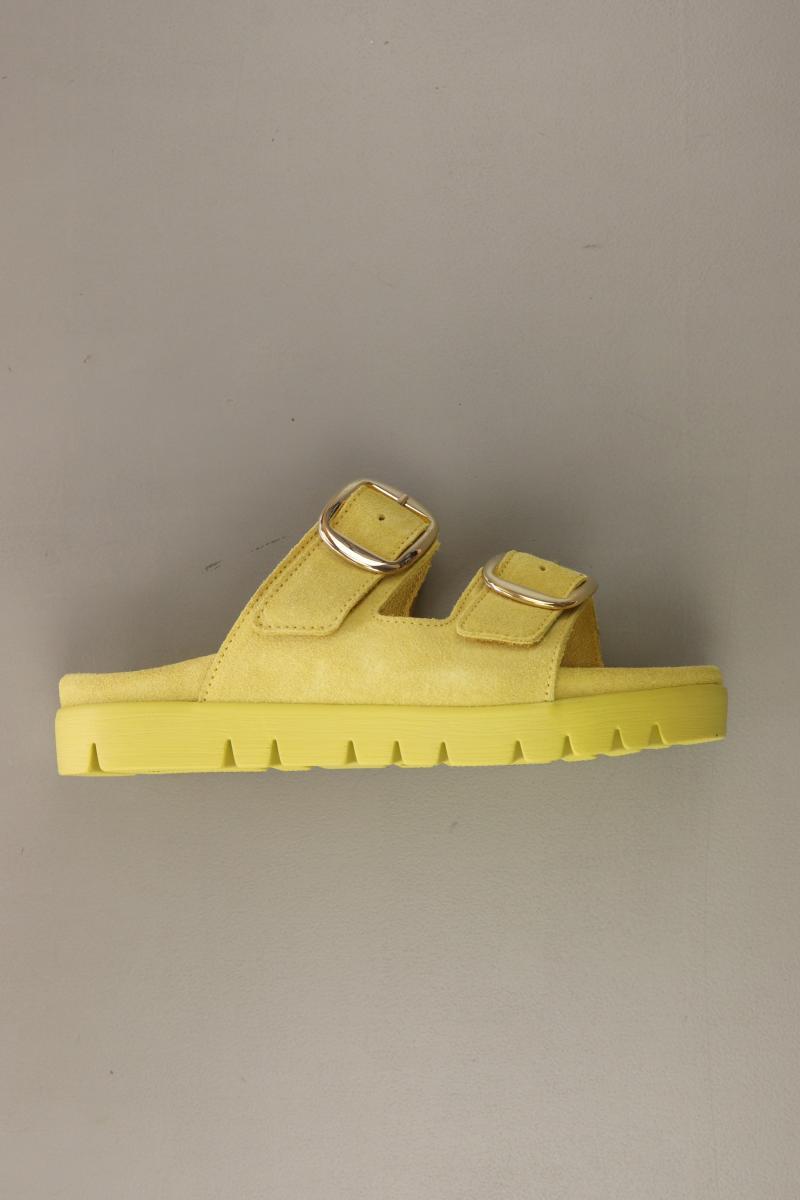 Vitaform Sandalen Gr. 37 neuwertig gelb aus Leder