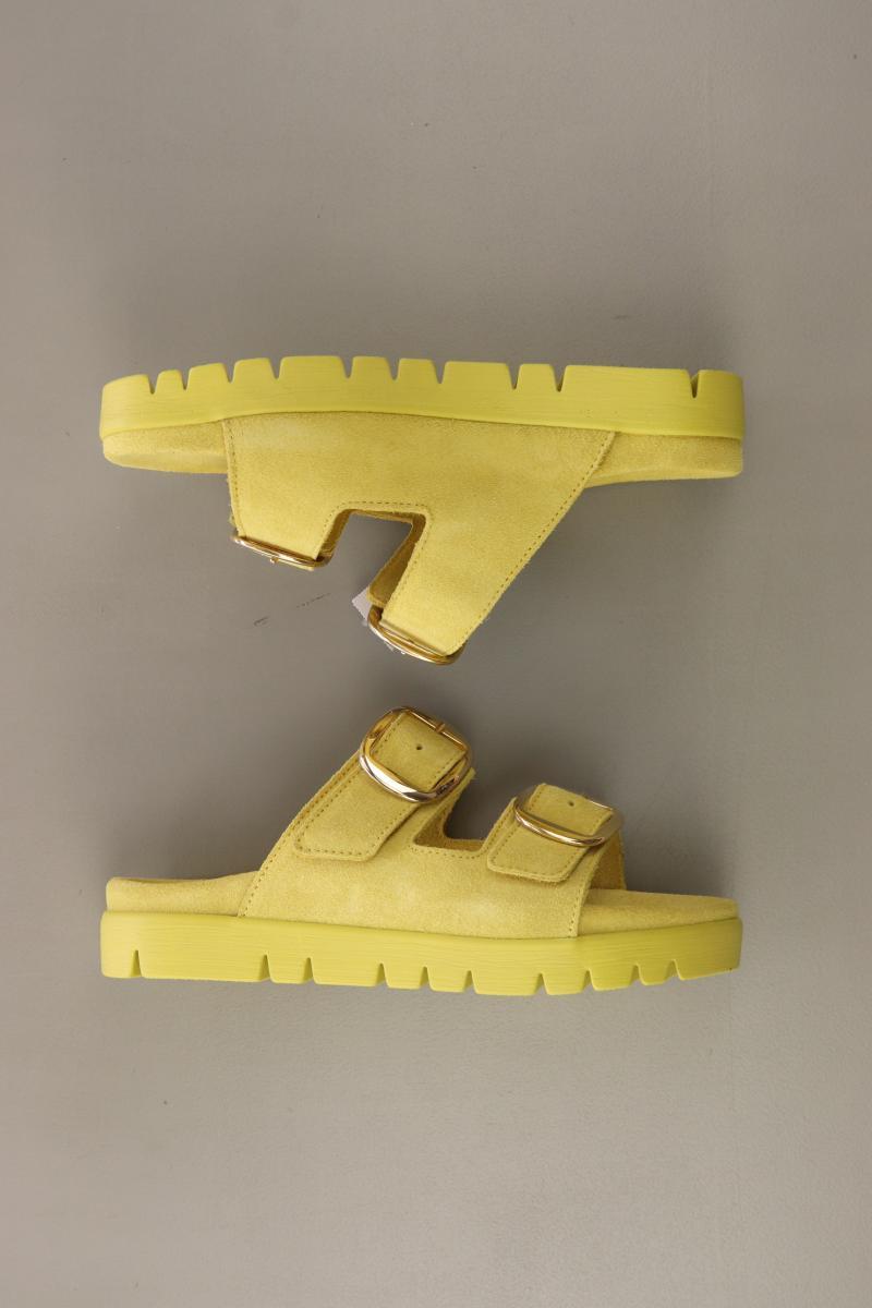 Vitaform Sandalen Gr. 37 neuwertig gelb aus Leder