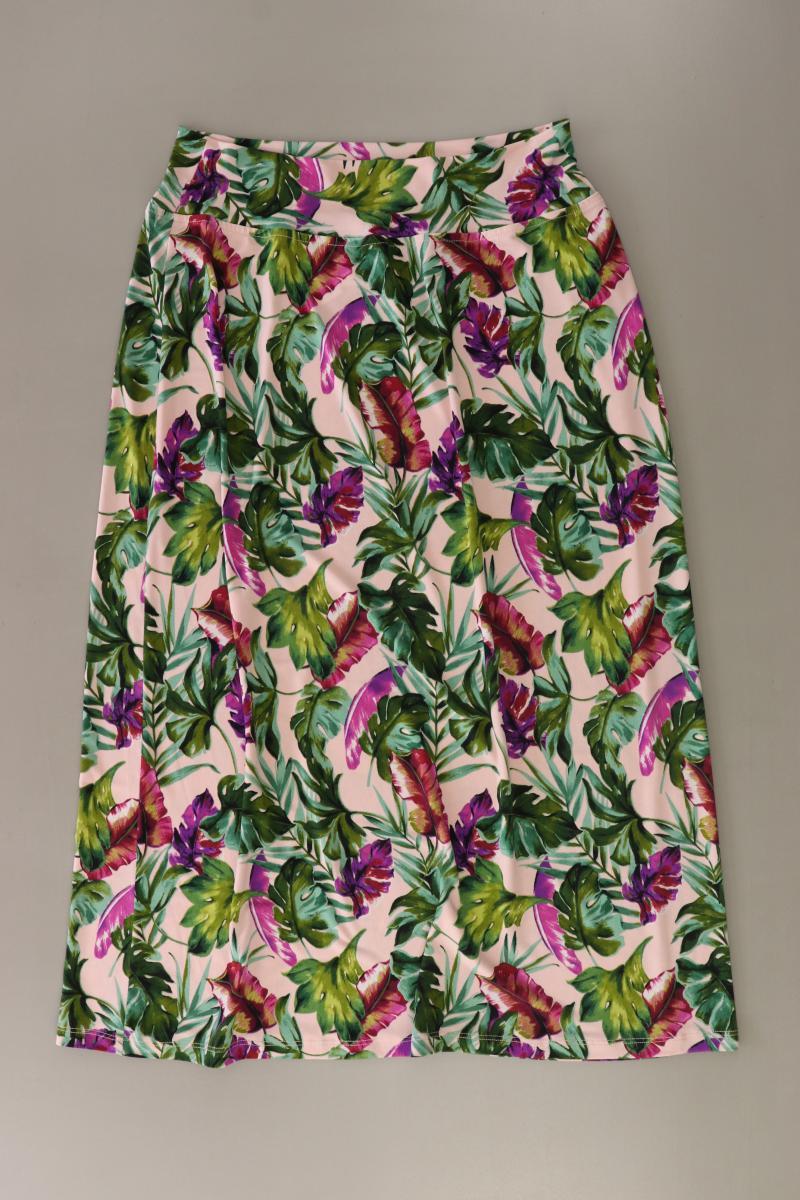 Kim & Co. Stretchrock Gr. M mit Blumenmuster mehrfarbig aus Polyester