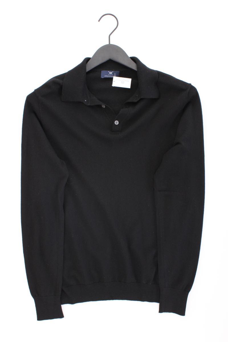 STROKESMAN'S Wollpullover für Herren Gr. M schwarz