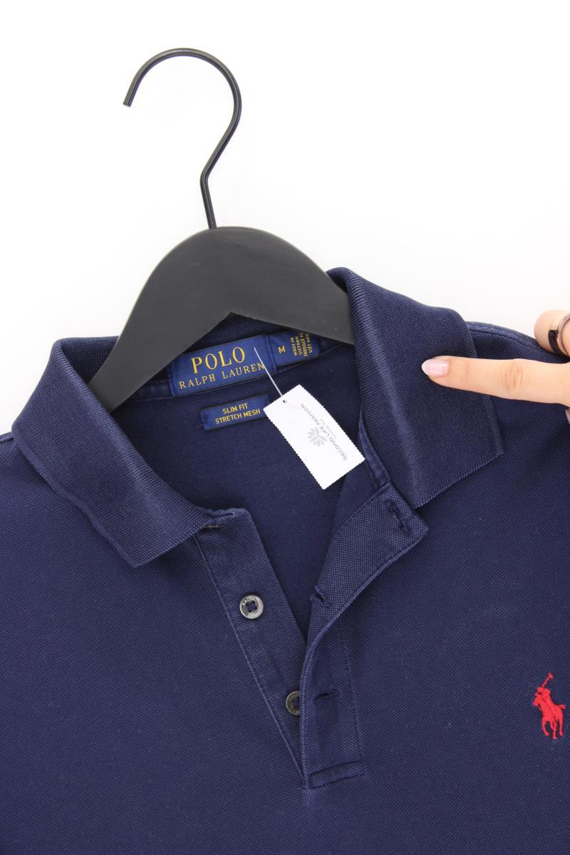 Polo Ralph Lauren Poloshirt für Herren Gr. M Kurzarm blau aus Baumwolle