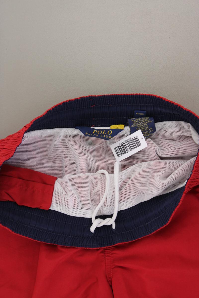 Polo Ralph Lauren Badeshorts für Herren Gr. S neuwertig rot aus Nylon