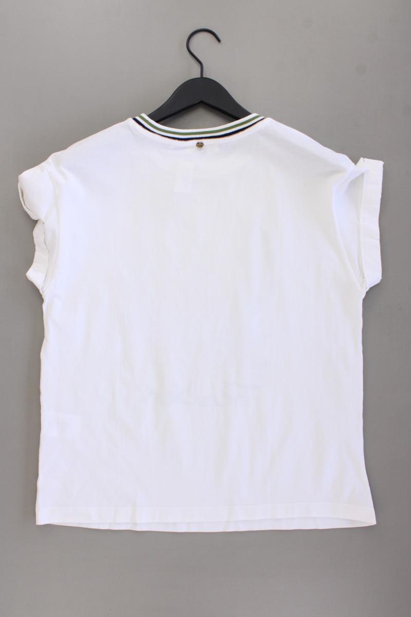 Rich&Royal Printshirt Gr. L Kurzarm weiß aus Baumwolle