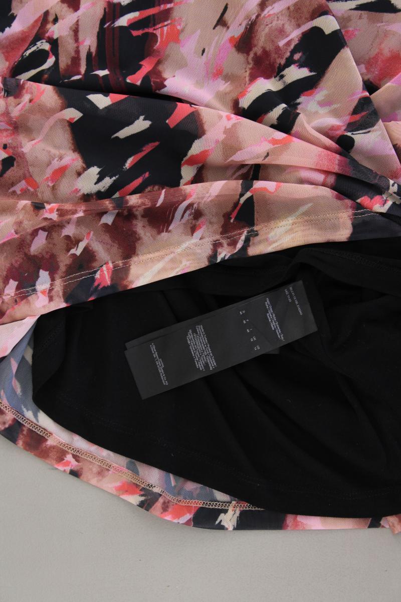 comma, Mesh Bluse Gr. 44 neuwertig Langarm mehrfarbig aus Polyester