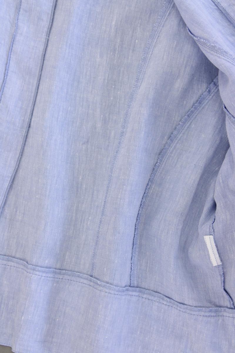 Bianca Jäckchen mit Leinen Gr. 44 3/4 Ärmel blau