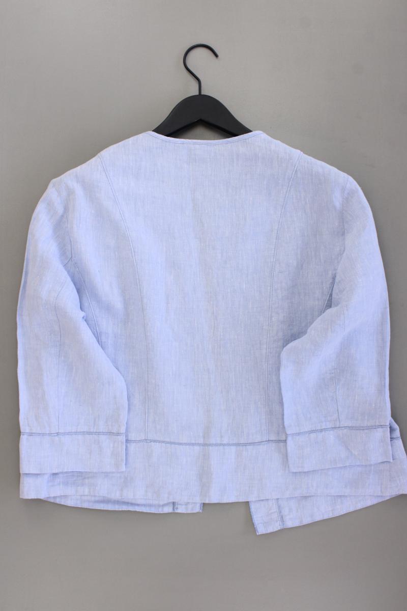 Bianca Jäckchen mit Leinen Gr. 44 3/4 Ärmel blau