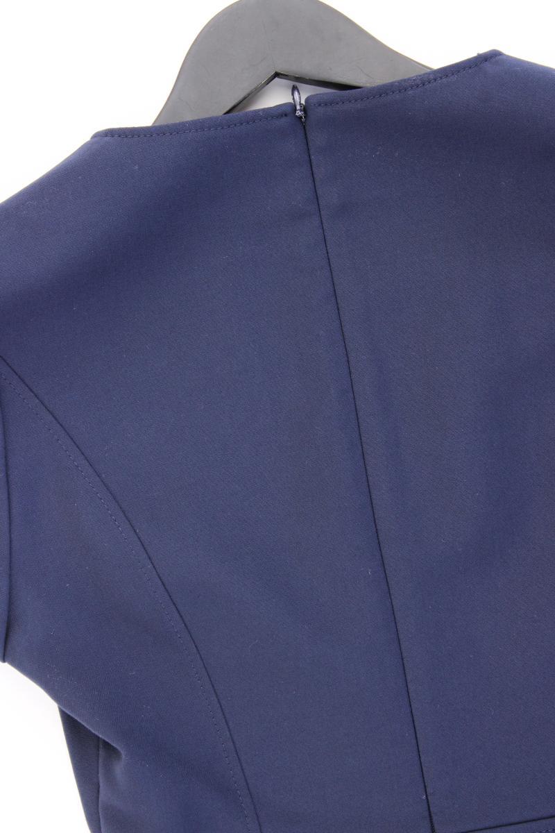 Hugo Boss Kurzarmkleid Gr. 36 blau aus Polyester
