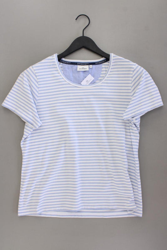 HV Society Ringelshirt Gr. 44 gestreift Kurzarm blau aus Baumwolle