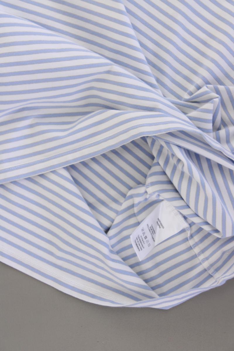 HV Society Ringelshirt Gr. 44 gestreift Kurzarm blau aus Baumwolle