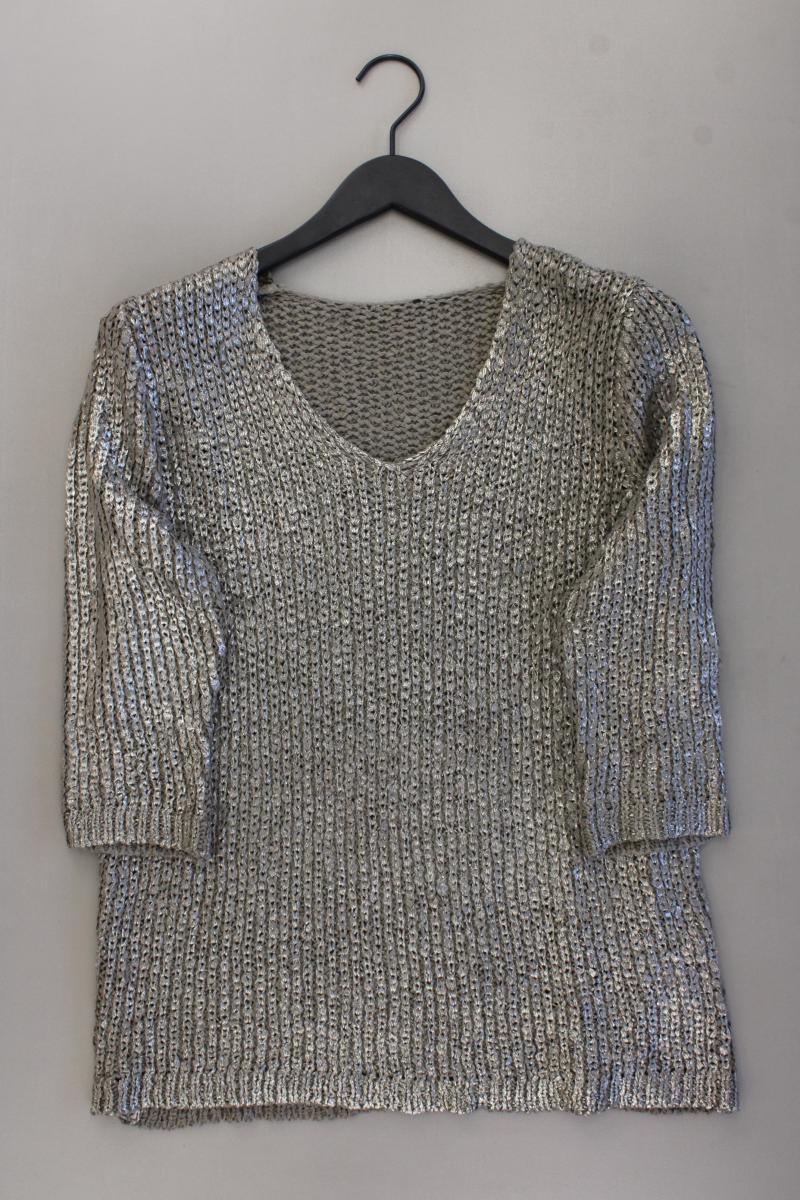 Grobstrickpullover Gr. 46 grau