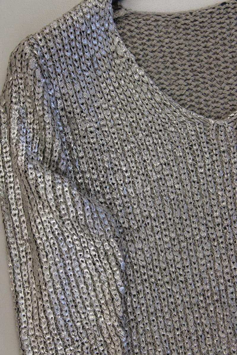 Grobstrickpullover Gr. 46 grau