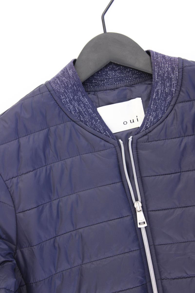 Oui Steppjacke Gr. 40 neuwertig blau aus Nylon