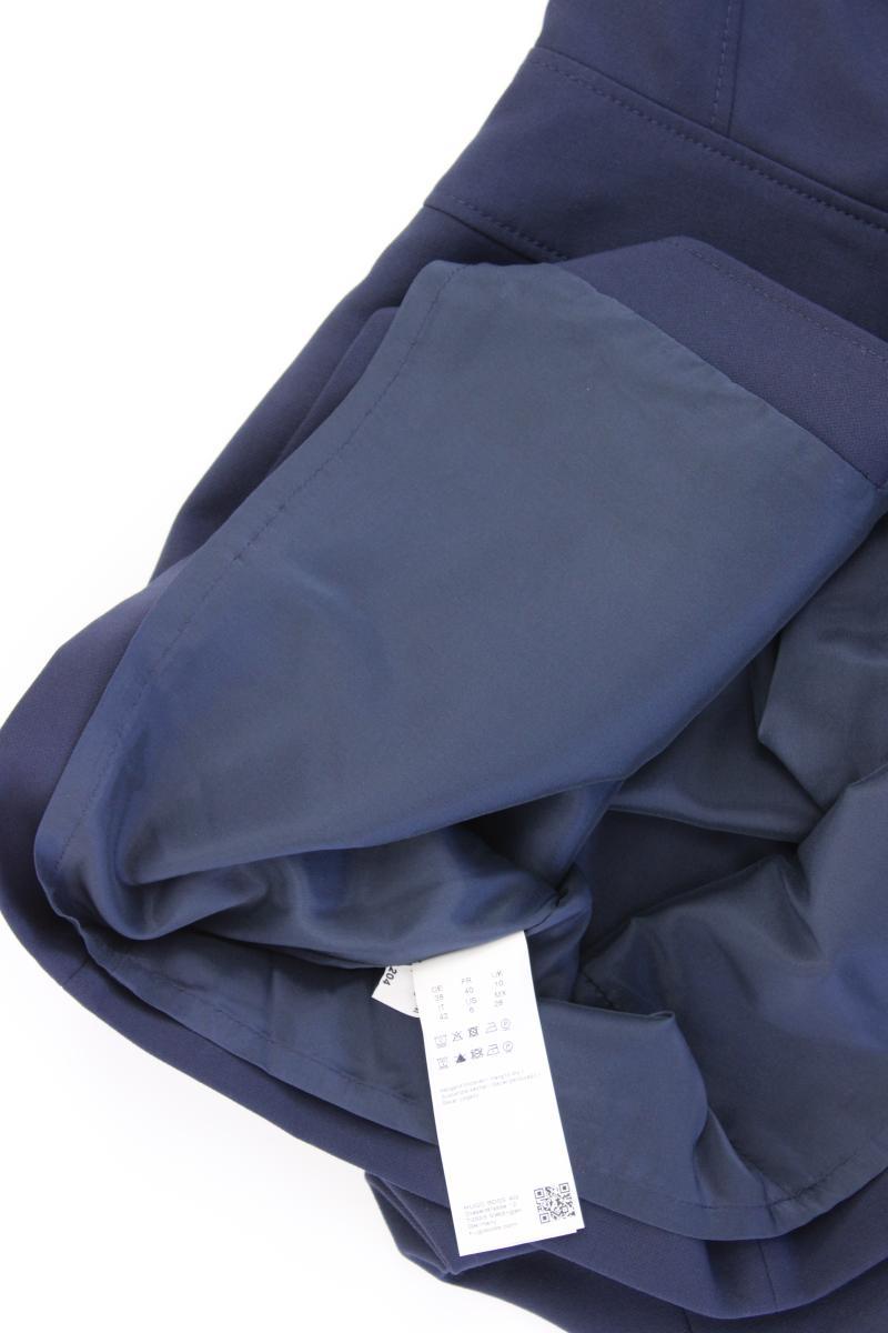 Hugo Boss Bleistiftkleid Gr. 38 neuwertig Kurzarm blau aus Polyester