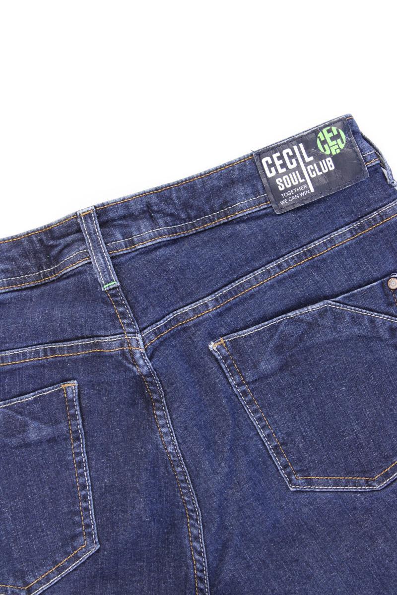 Street One Straight Jeans Gr. W30 blau aus Baumwolle