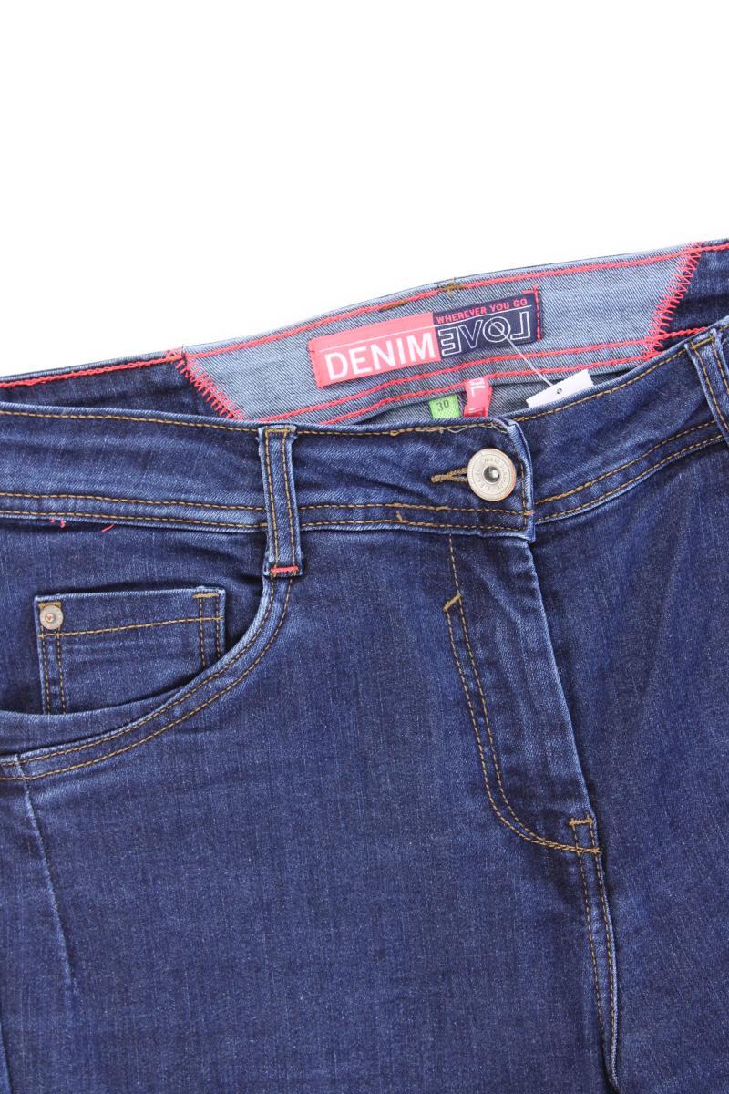 Cecil Straight Jeans Gr. W30 blau aus Baumwolle