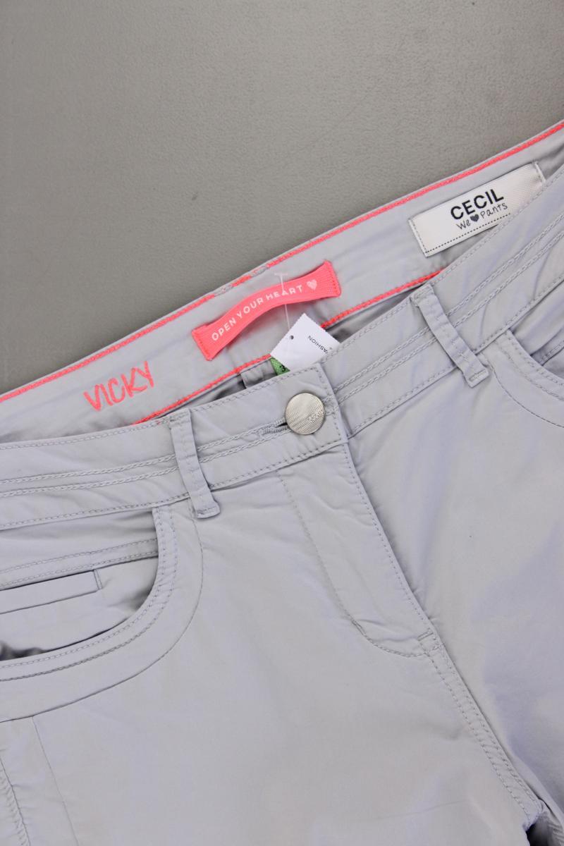 Cecil 7/8 Hose Gr. W30/L24 neuwertig grau aus Baumwolle