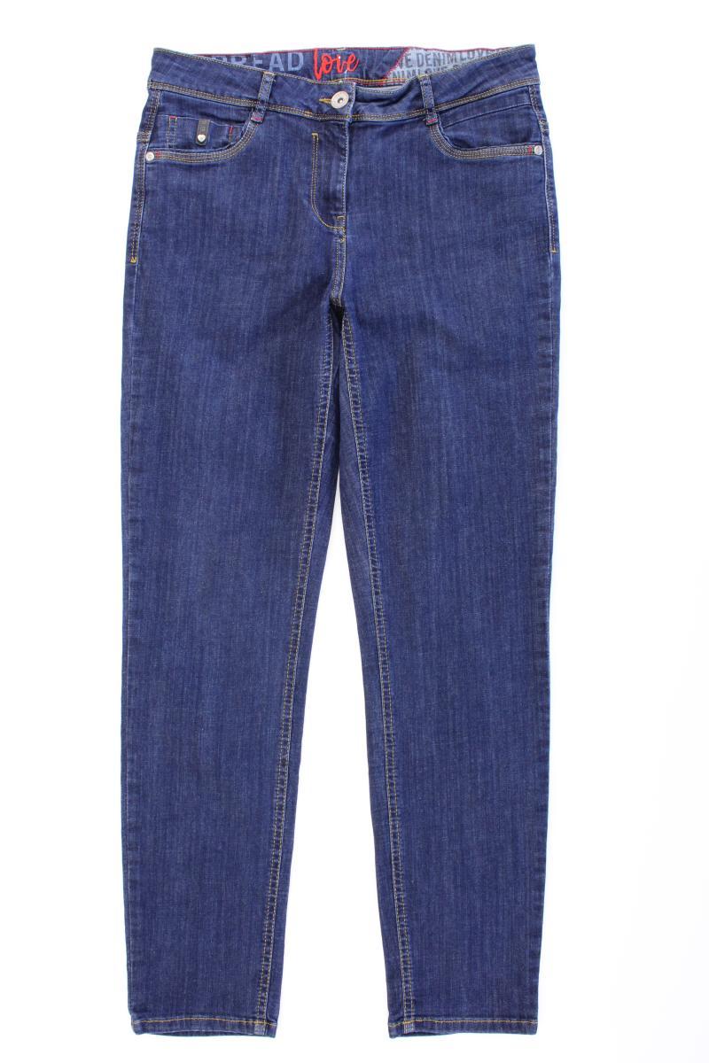 Cecil Straight Jeans Gr. W29 blau aus Baumwolle