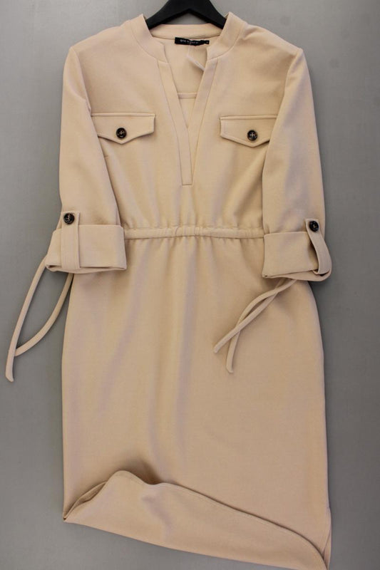 Ana Alcazar Midikleid Gr. 38 3/4 Ärmel braun aus Polyester