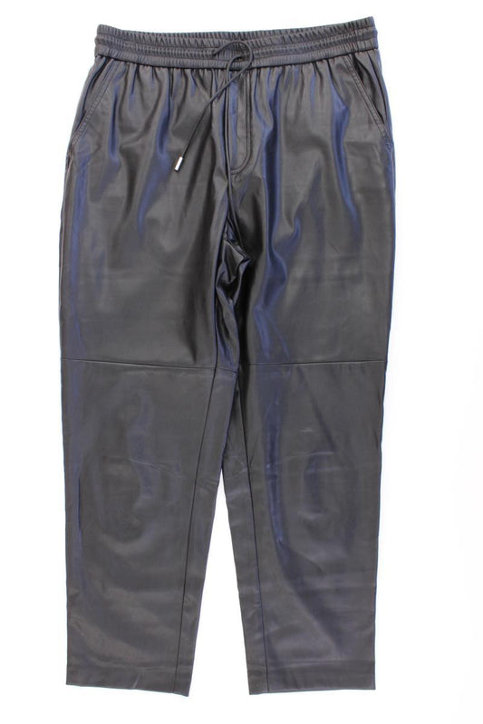 Mango Kunstlederhose Gr. L schwarz aus Polyester
