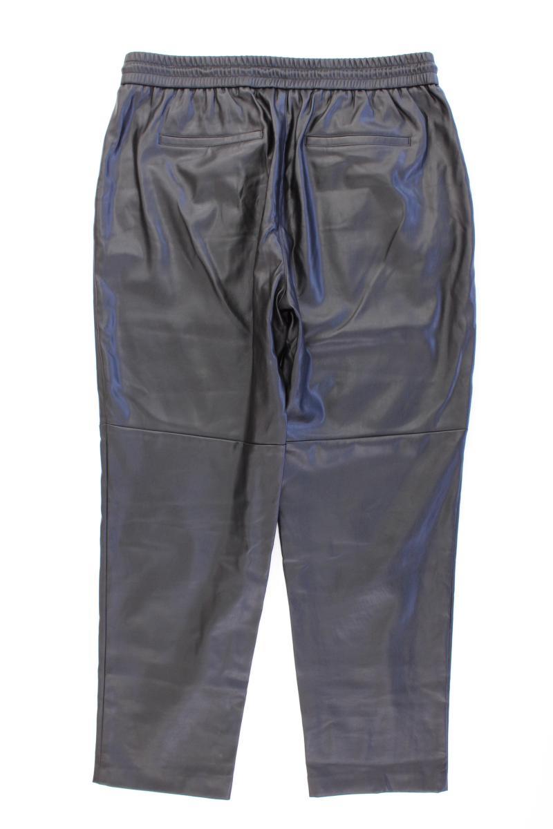 Mango Kunstlederhose Gr. L schwarz aus Polyester