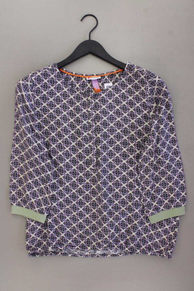 Street One Classic Bluse Gr. 38 3/4 Ärmel lila aus Viskose