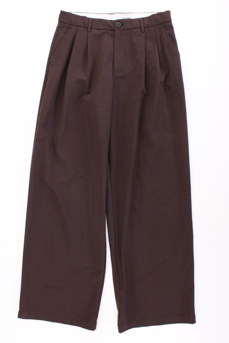 Bershka Stoffhose Gr. 36 braun aus Polyester