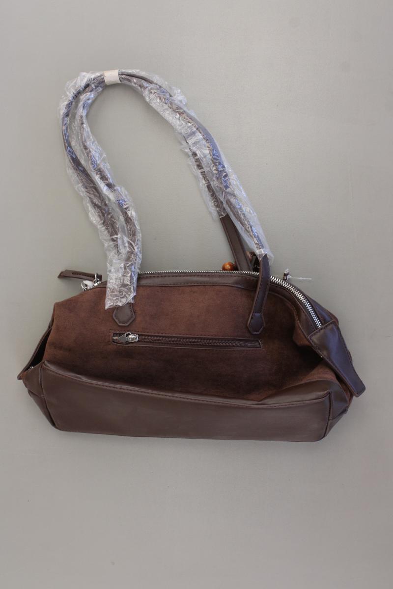 ZaZa'z Schultertasche neu mit Etikett braun aus Kunstleder