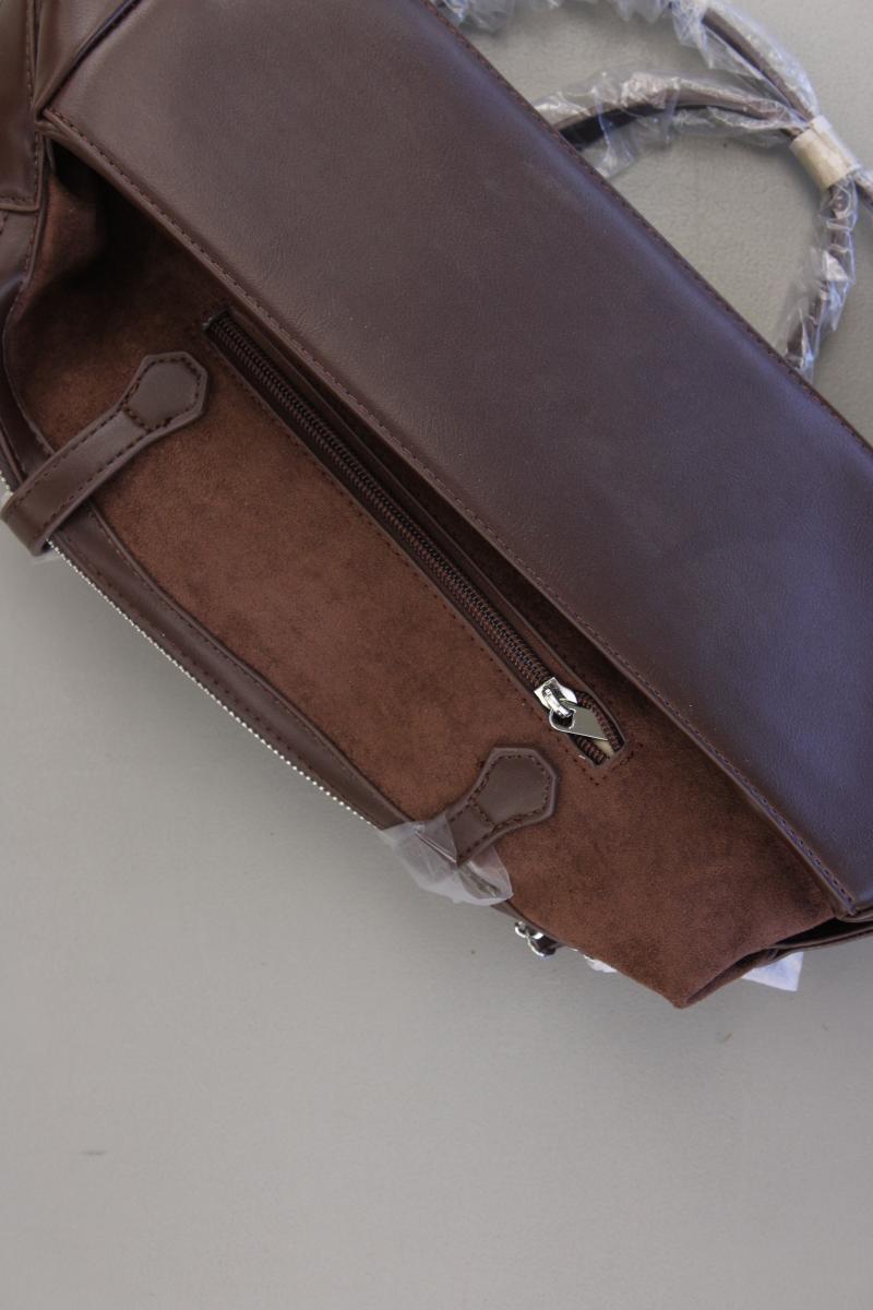 ZaZa'z Schultertasche neu mit Etikett braun aus Kunstleder