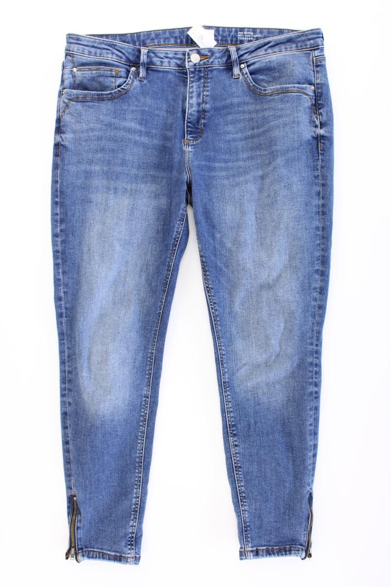 QS by s.Oliver Skinny Jeans Gr. 42/L30 blau aus Baumwolle