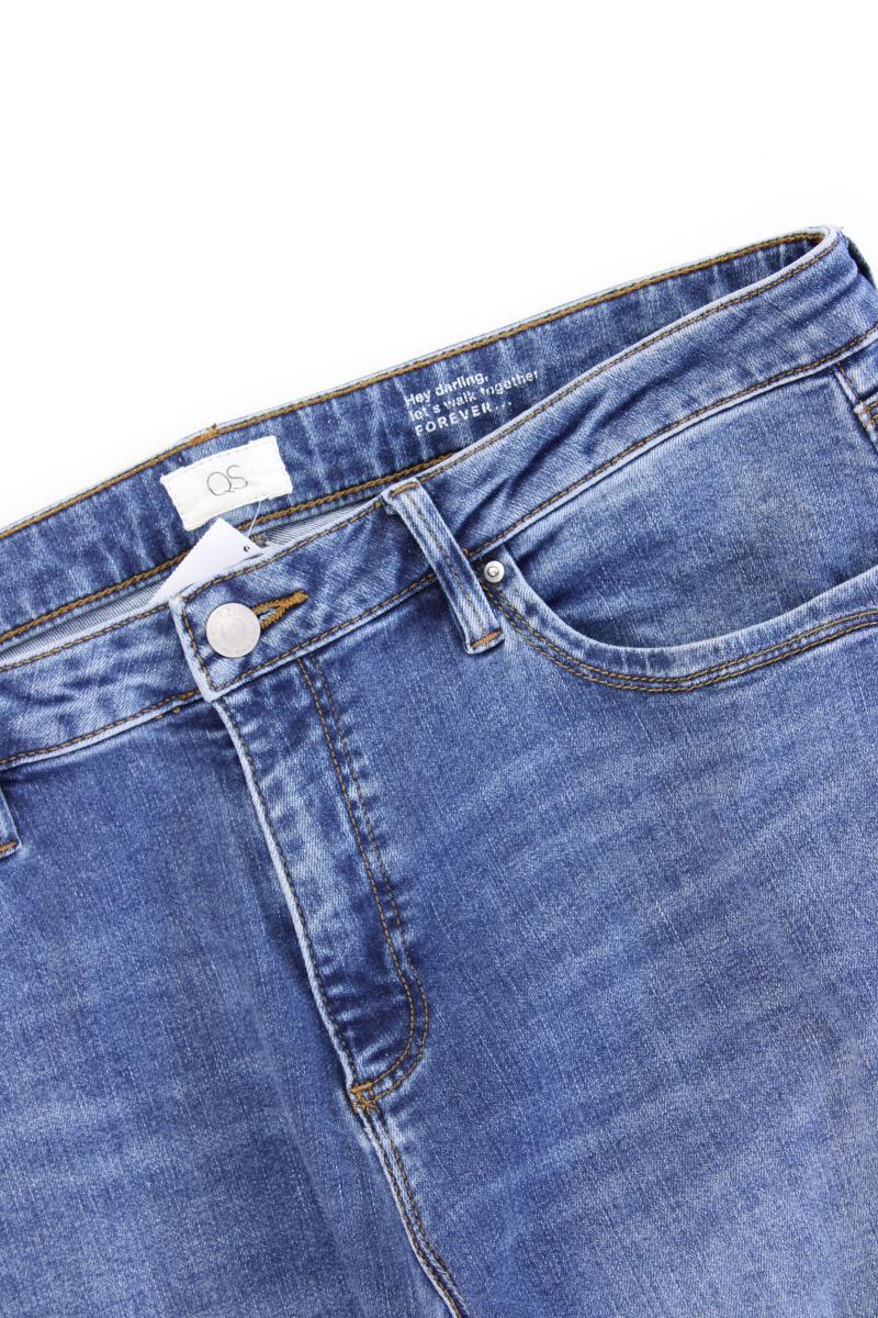 QS by s.Oliver Skinny Jeans Gr. 42/L30 blau aus Baumwolle