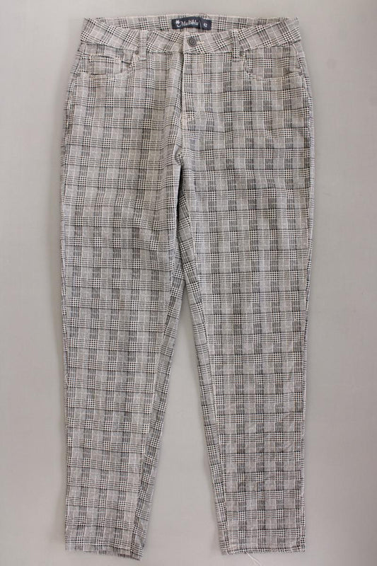 Multiblu Hose Gr. 42 hahnentritt grau aus Baumwolle