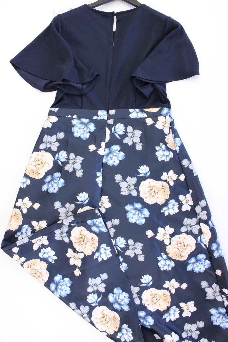Vila Kurzarmkleid Gr. XL mit Blumenmuster neu mit Etikett Neupreis: 54,99€! blau