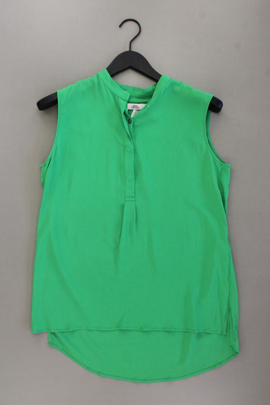 0039 Italy Bluse mit Seide Gr. S neu mit Etikett Ärmellos grün