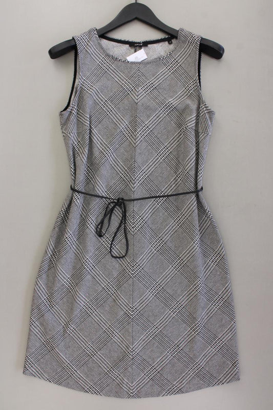 Opus Kleid Modell Wilmod Gr. 40 hahnentritt mit Gürtel Ärmellos grau