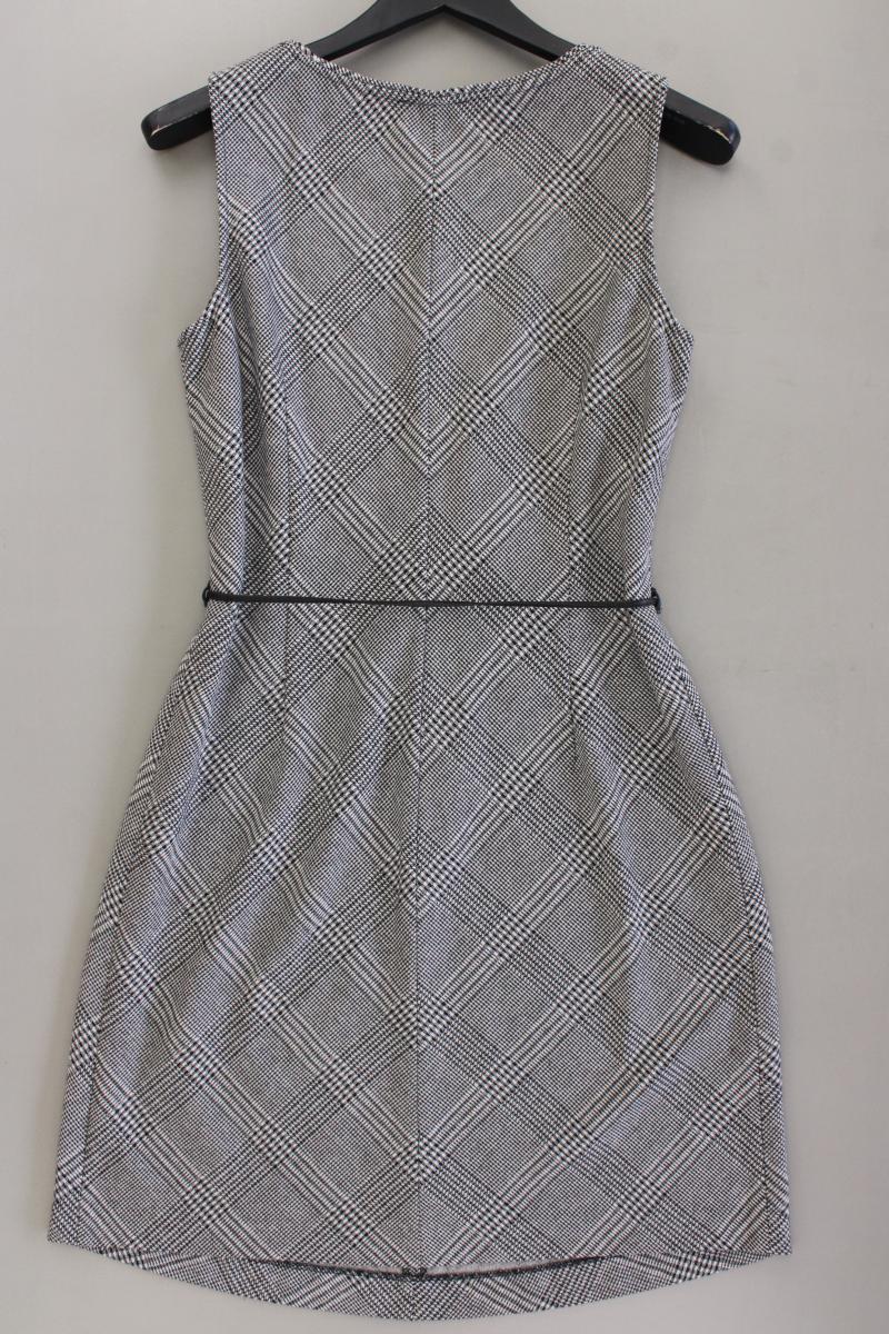 Opus Kleid Modell Wilmod Gr. 40 hahnentritt mit Gürtel Ärmellos grau