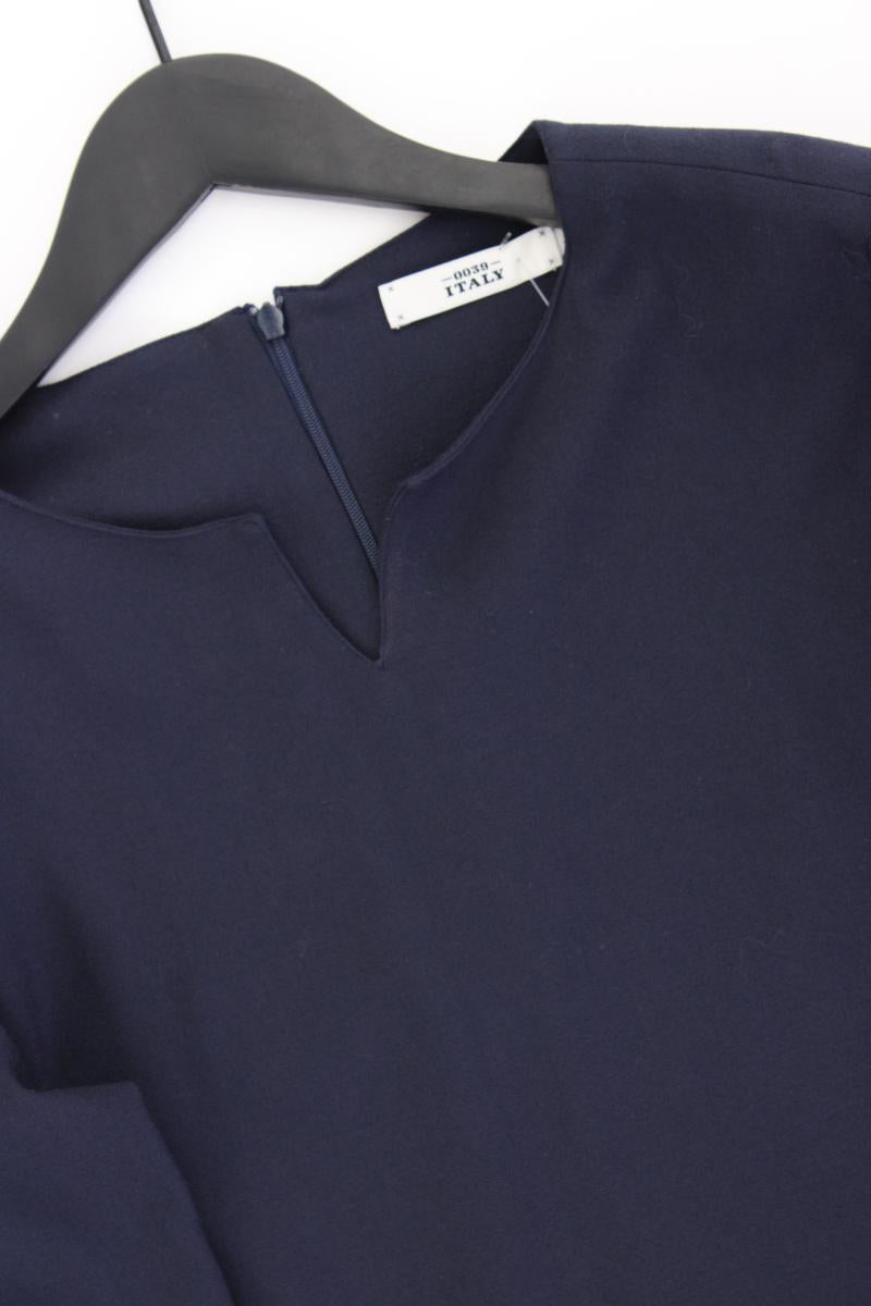 0039 Italy Etuikleid Gr. L 3/4 Ärmel blau aus Polyester