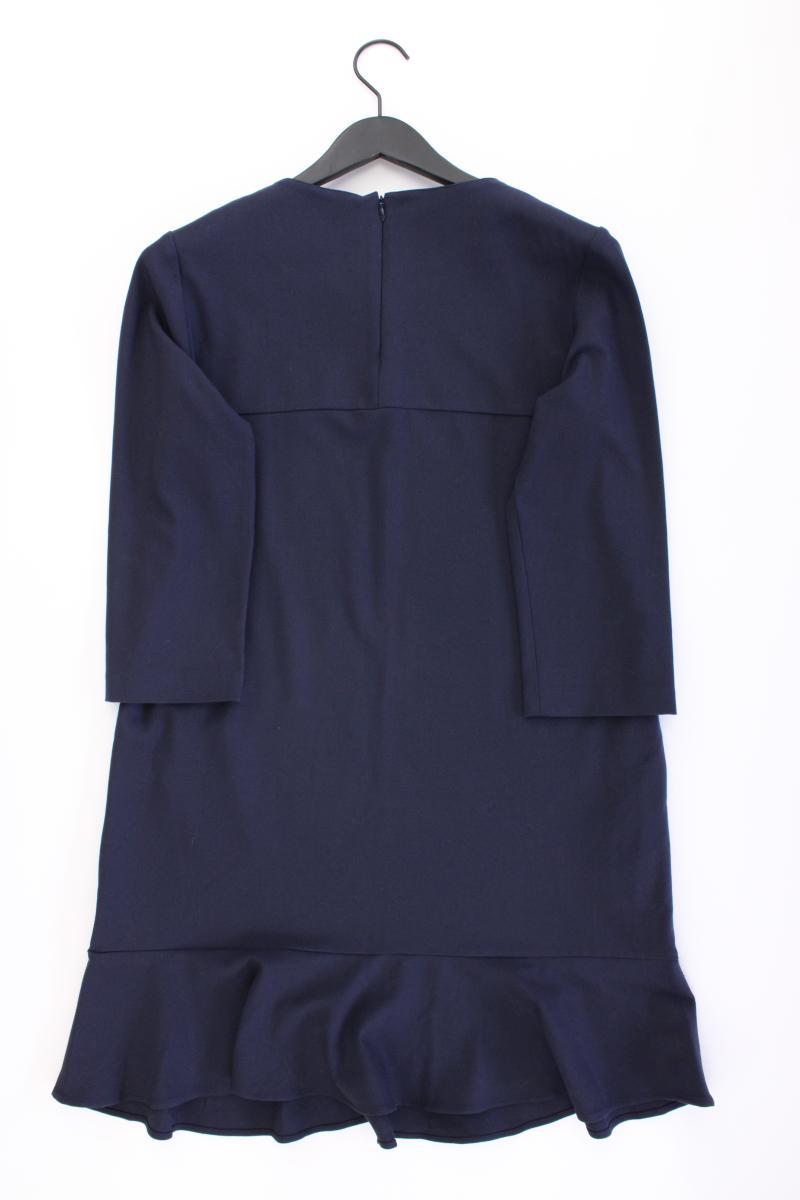 0039 Italy Etuikleid Gr. L 3/4 Ärmel blau aus Polyester